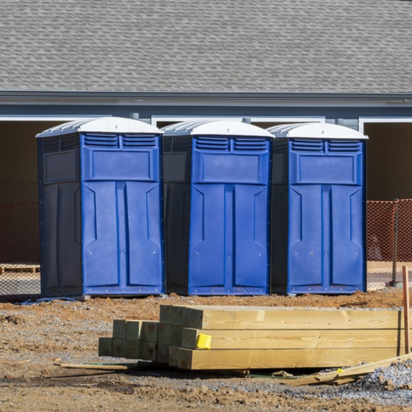 are there any restrictions on what items can be disposed of in the portable restrooms in Strathcona